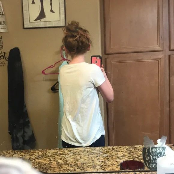 Cute unicorn and miney mouse white T-shirt size 14-16 - Picture 2 of 4